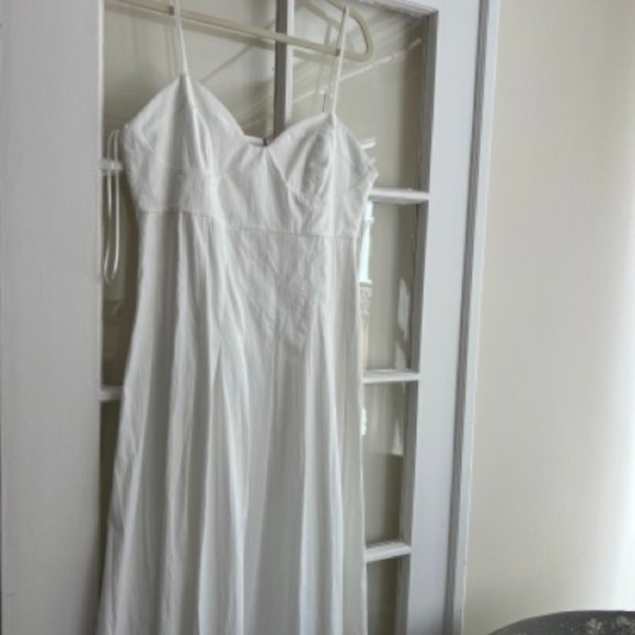 ZARA POPLIN MIDI DRESS - Picture 2 of 6